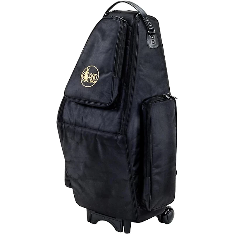 Gard Saxophone Wheelie Bag, Synthetic With Leather Trim