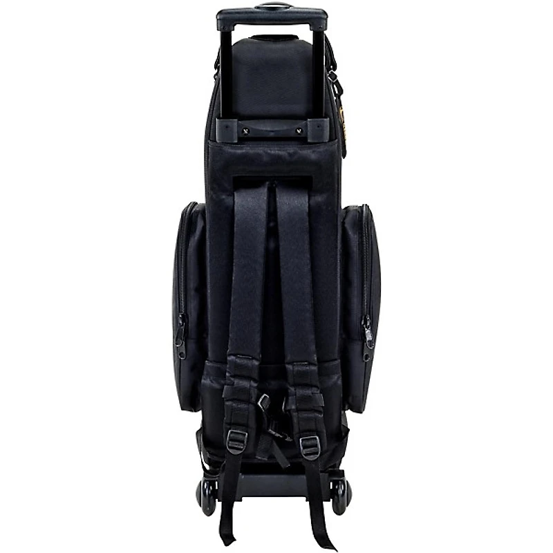 Gard Saxophone Wheelie Bag, Synthetic With Leather Trim