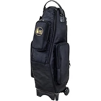 Gard Saxophone Wheelie Bag, Synthetic With Leather Trim