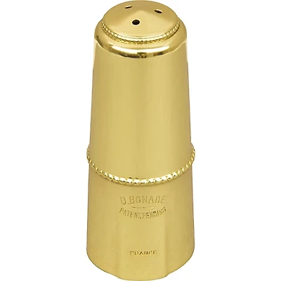 Bonade Alto Saxophone Mouthpiece Cap Gold Lacquer Cap - Inverted