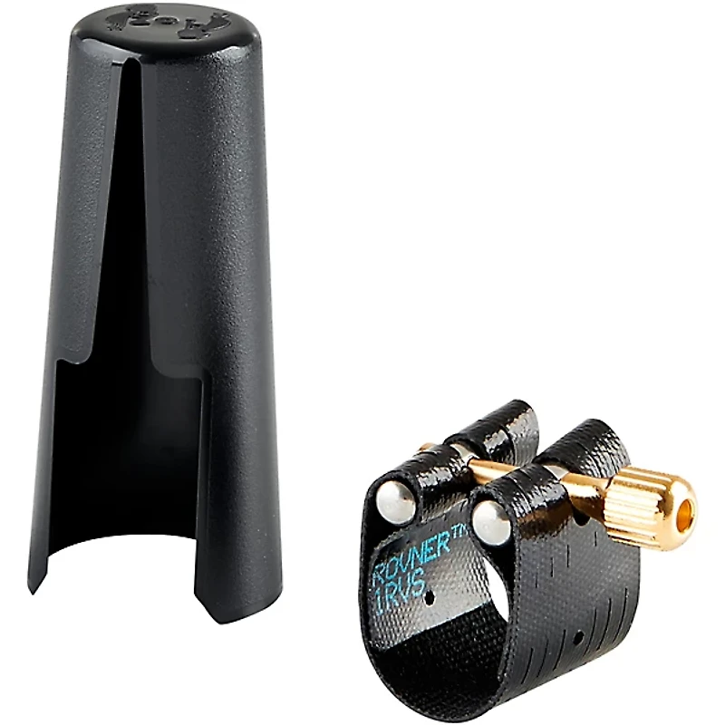 Rovner Dark Soprano Saxophone Ligature and Cap