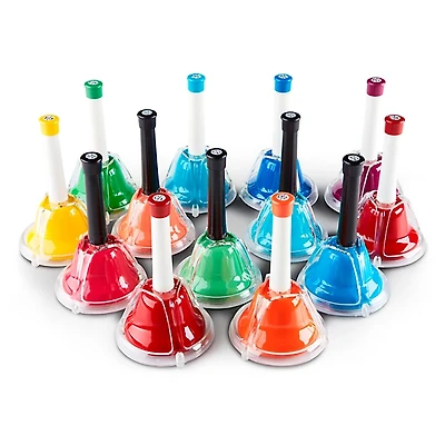 Rhythm Band Kid's Play 13-Note Hand/Desk Bell Set