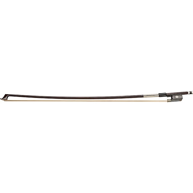 Glasser Viola Bow Advanced Composite, Fully-Lined Ebony Frog, Nickel Wire Grip
