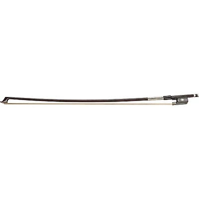 Glasser Viola Bow Advanced Composite, Fully-Lined Ebony Frog, Nickel Wire Grip