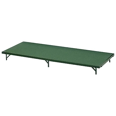 Midwest Folding Products 3' Deep X 6' Wide Single Height Portable Stage & Seated Riser