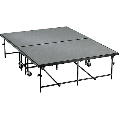 Midwest Folding Products 6' Deep X 8' Wide  Mobile Stage