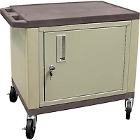 H. Wilson Tuffy Plastic 26" to 42" 3 Shelf Cart