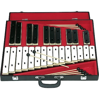Rhythm Band 25 Note Chromatic Plastic Resonator Bell Set