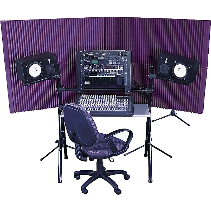 Auralex MAX-Wall 420 Portable Acoustic Treatment System 4-Pack Purple