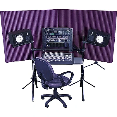 Auralex MAX-Wall 420 Portable Acoustic Treatment System 4-Pack Purple