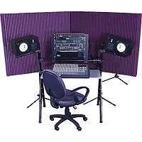 Auralex MAX-Wall 420 Portable Acoustic Treatment System 4-Pack Purple