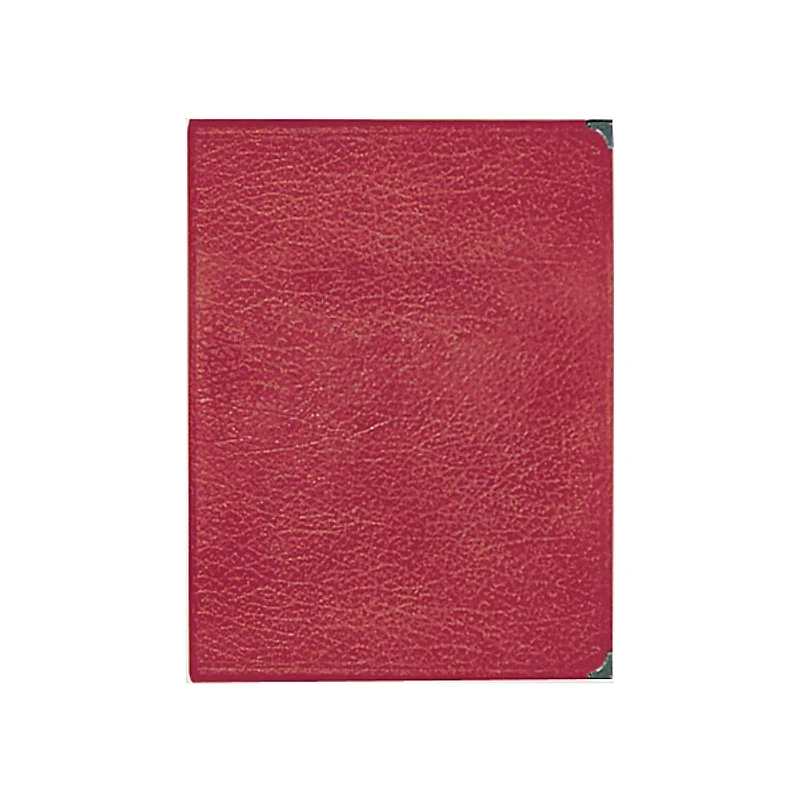 Deer River Deluxe Leatherette Choral Folio Red