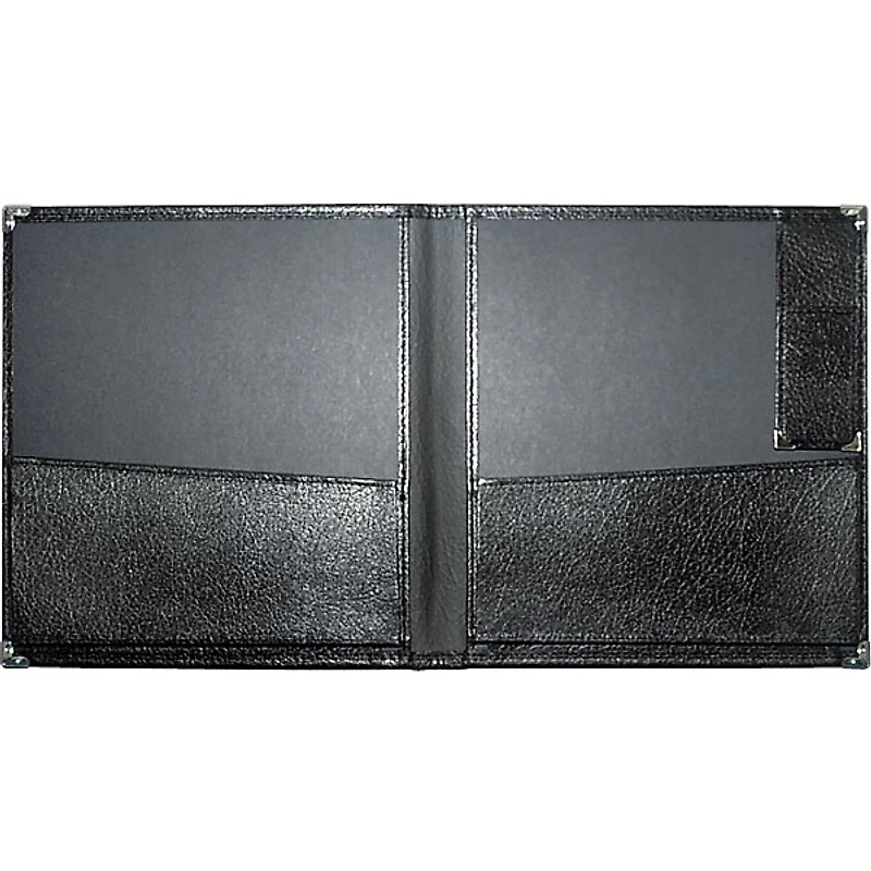 Deer River Deluxe Grand Concert Band Folio With Pencil Holder Blue with Pencil Pocket and Window