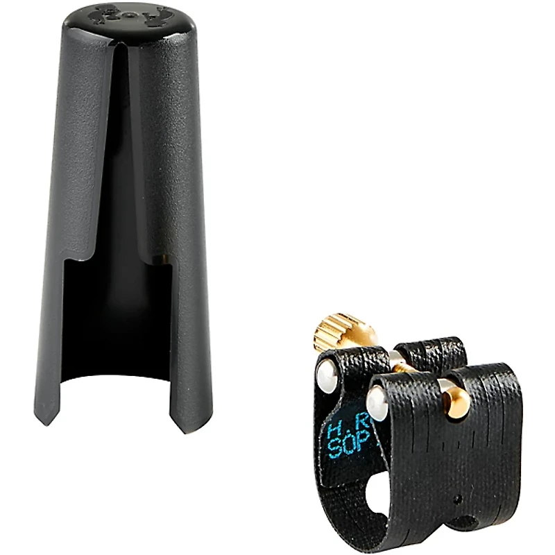 Rovner Light Soprano Saxophone Ligature and Cap L3 - Fits Hard Rubber Soprano Sax Mouthpieces