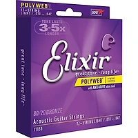 Elixir Acoustic 12-String Guitar Set with POLYWEB