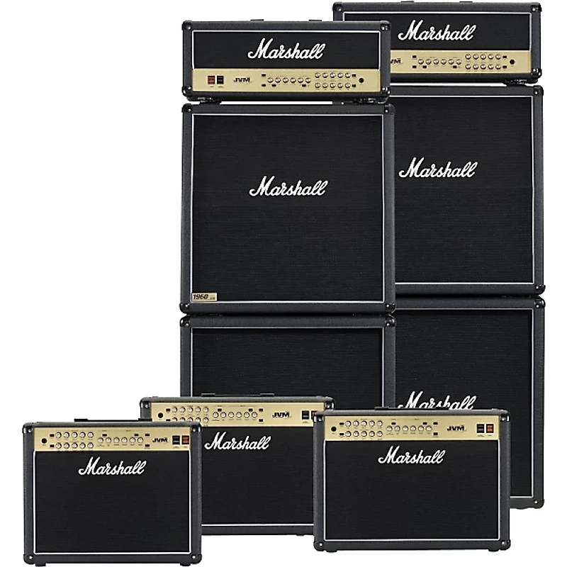 Marshall JVM Series JVM205C 50W 2x12 Tube Combo Amp Black