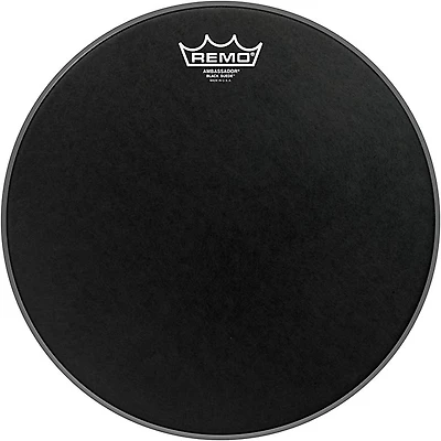 Remo Black Suede Ambassador Batter Drum Head