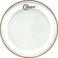 Aquarian Super-2 Clear Drumhead with SX Ring