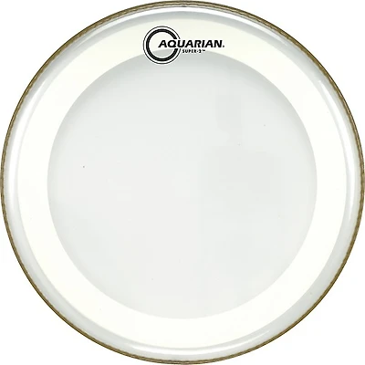 Aquarian Super-2 Clear Drumhead with SX Ring