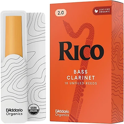 Rico Bass Clarinet Reeds, Box of 10