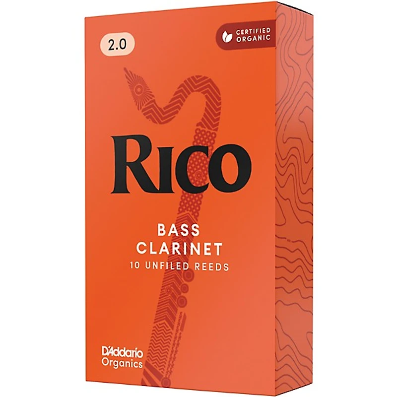 Rico Bass Clarinet Reeds, Box of 10