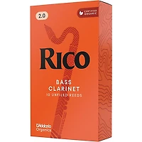 Rico Bass Clarinet Reeds, Box of 10