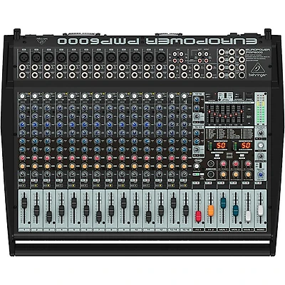 Behringer EUROPOWER PMP6000 20-Channel 1,600W Powered Mixer
