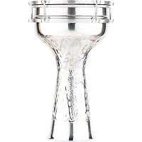 MEINL Aluminum Hand-Hammered Darbuka Silver 8 in.