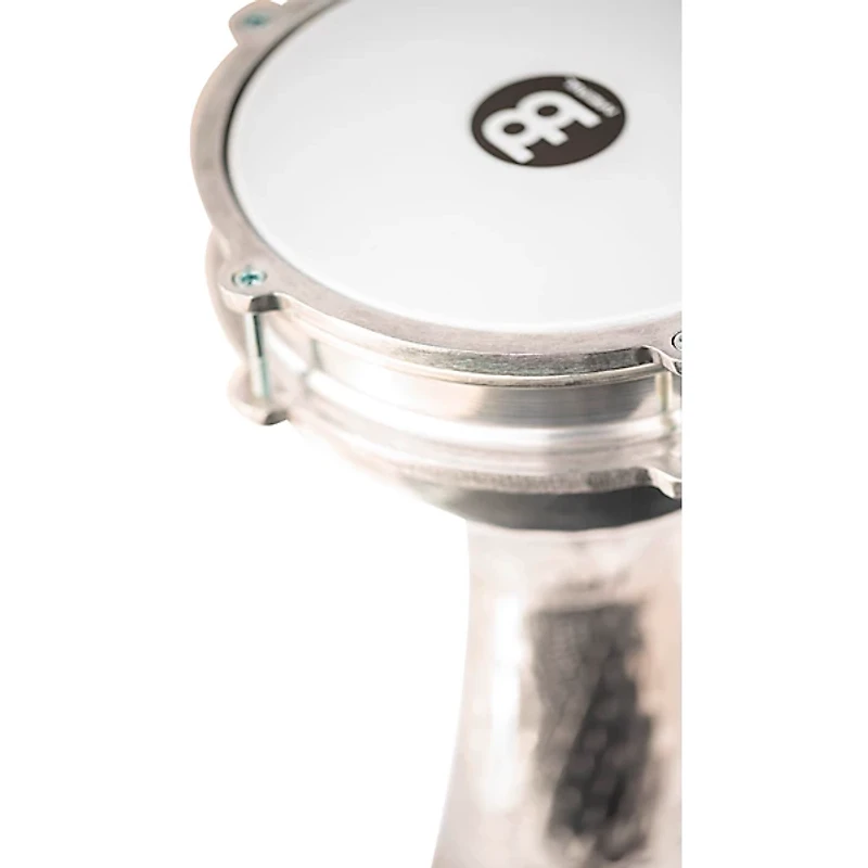 MEINL Aluminum Hand-Hammered Darbuka Silver 8 in.