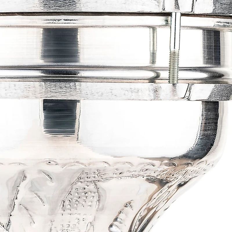 MEINL Aluminum Hand-Hammered Darbuka Silver 8 in.