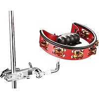 Pearl Ultra-Grip Brass Tambourine Red