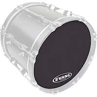EVANS MX2 Black Marching Bass Drum Head