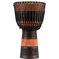 MEINL Earth Rhythm Series Original African-Style Rope-Tuned Wood Djembe with Bag
