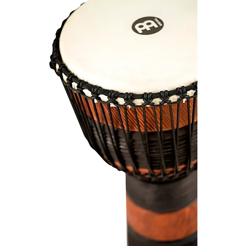 MEINL Earth Rhythm Series Original African-Style Rope-Tuned Wood Djembe with Bag