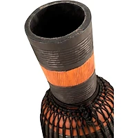MEINL Earth Rhythm Series Original African-Style Rope-Tuned Wood Djembe with Bag