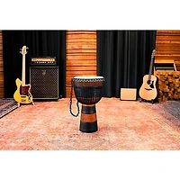 MEINL Earth Rhythm Series Original African-Style Rope-Tuned Wood Djembe with Bag