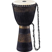 MEINL Earth Rhythm Series Original African-Style Rope-Tuned Wood Djembe with Bag