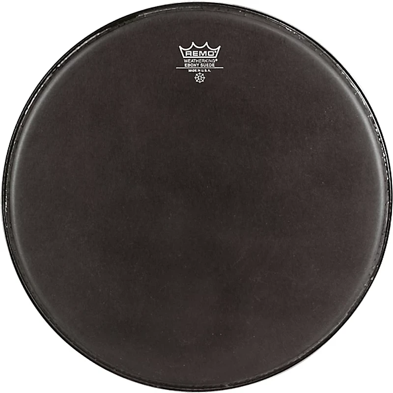 Remo Black Suede Emperor Tenor Drumhead with Crimplock