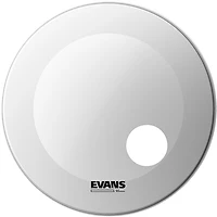 EVANS EQ3 Coated White Resonant Bass Drum Head