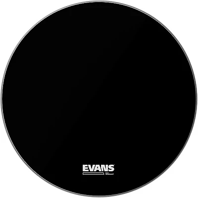 EVANS EQ3 Black Resonant Bass Drum Head