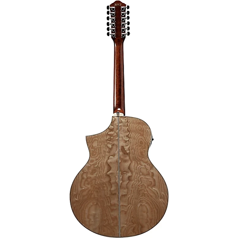 Ibanez Exotic Wood Series EW2012ASENT 12-String Acoustic-Electric Guitar Gloss Natural