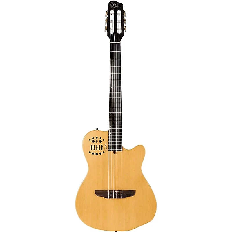 Godin ACS-SA Slim Nylon-String Cedar Top Acoustic-Electric Guitar Semi-Gloss Natural