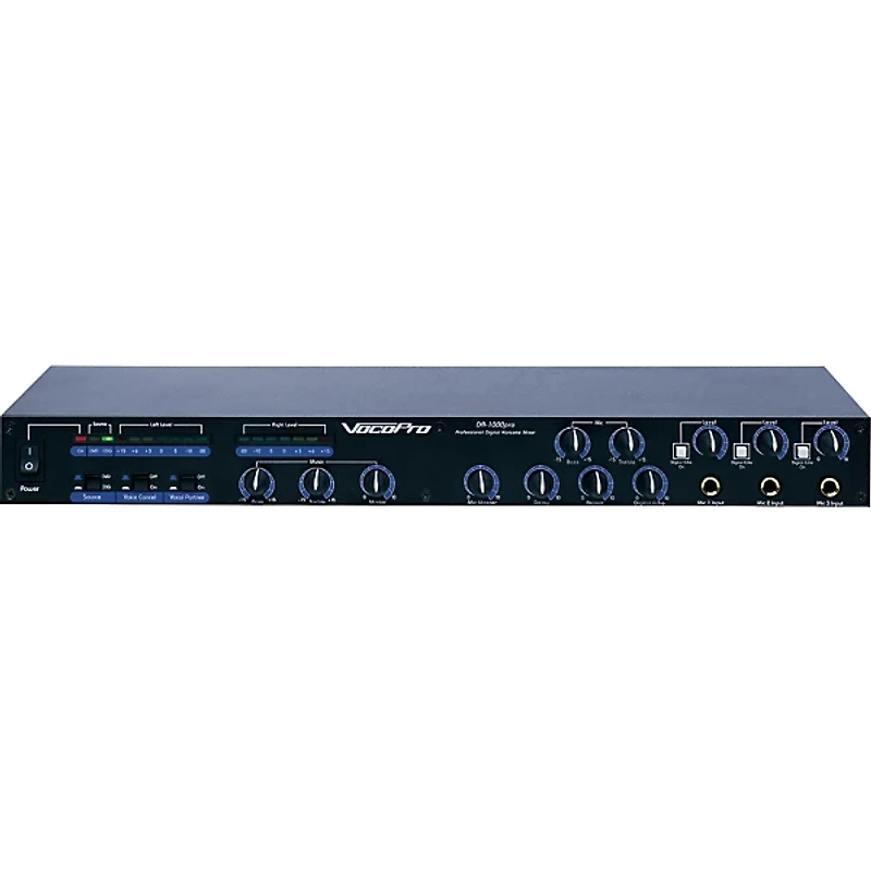 VocoPro DA-1000 Pro 3-Channel Karaoke Mixer