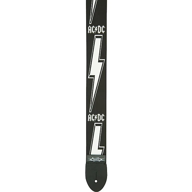 Perri's AC/DC Lightning Bolt 2" Polyester Guitar Strap