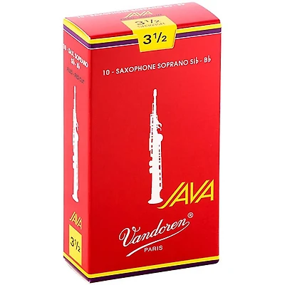 Vandoren JAVA Red Soprano Saxophone Reeds