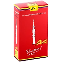Vandoren JAVA Red Soprano Saxophone Reeds