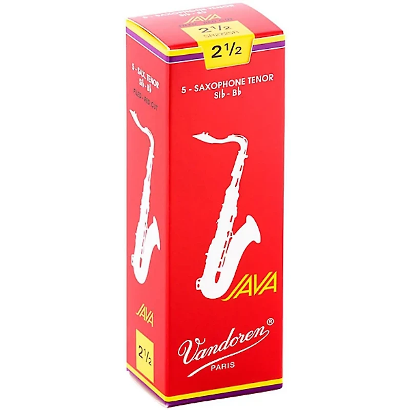 Vandoren JAVA Red Tenor Saxophone Reeds