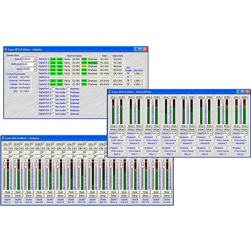 Lynx AES16e PCI Express Card