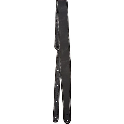 Fender Monogrammed Leather Guitar Strap Black