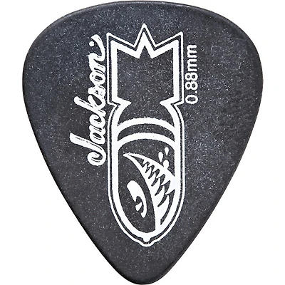 Jackson 351 Black Bomb Guitar Picks - 1 Dozen